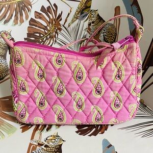 Vintage Vera Bradley Pink Paisley Bermuda Purse